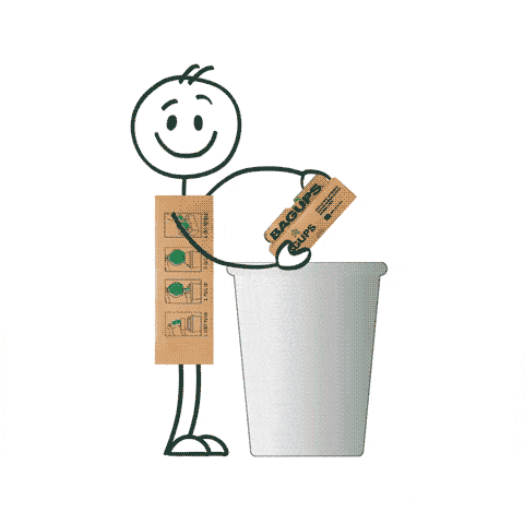 Two biodegradable 30-gallon trash bags by BagUps, showing durable, eco-friendly waste disposal bags in a pack.