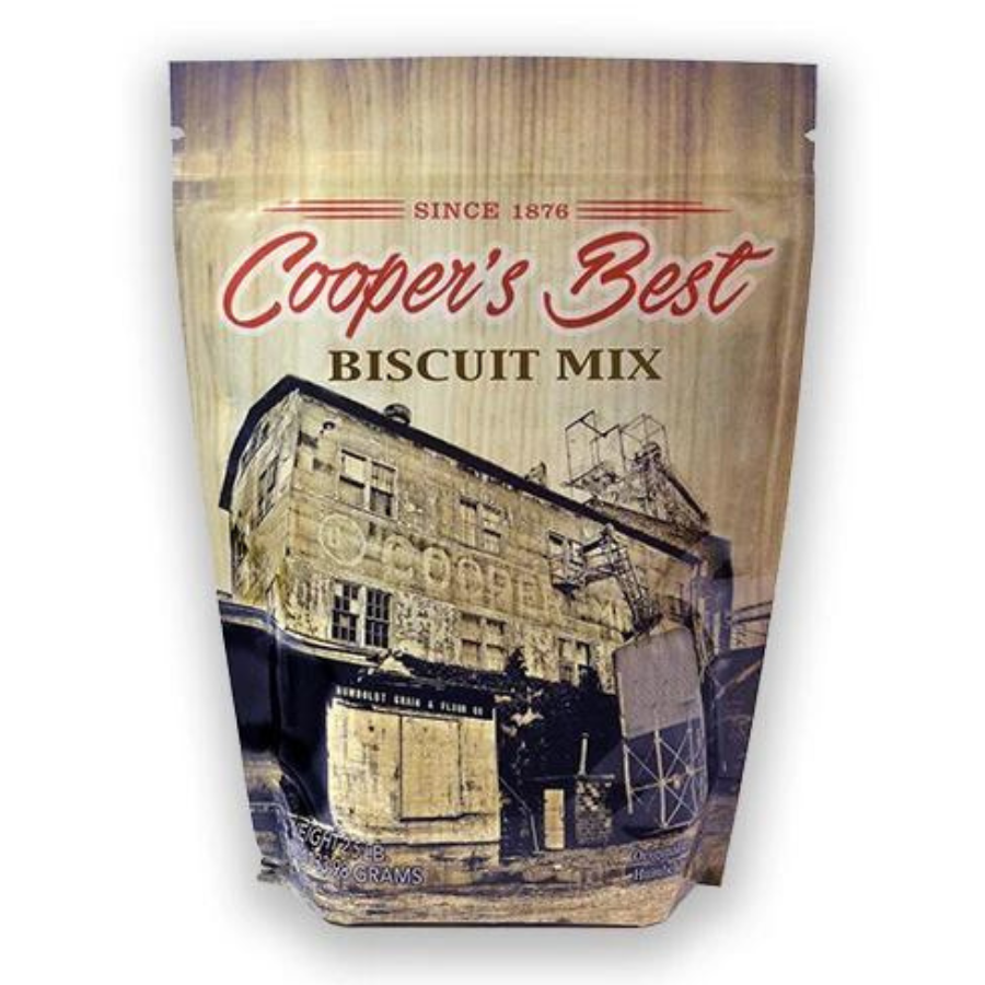Cooper's Best Biscuit Mix in a 2.5 lb bag, natural flour blend for baking biscuits, by BuyNebraska.com
