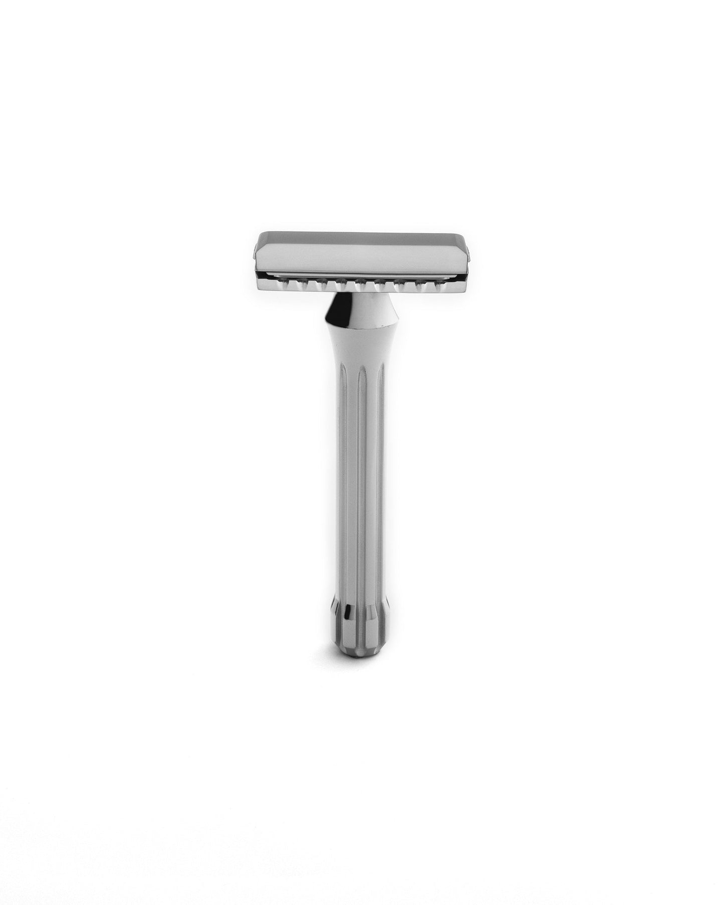 Blackland Razors Blackbird safety razor with a sleek black finish, featuring a textured handle and polished head.