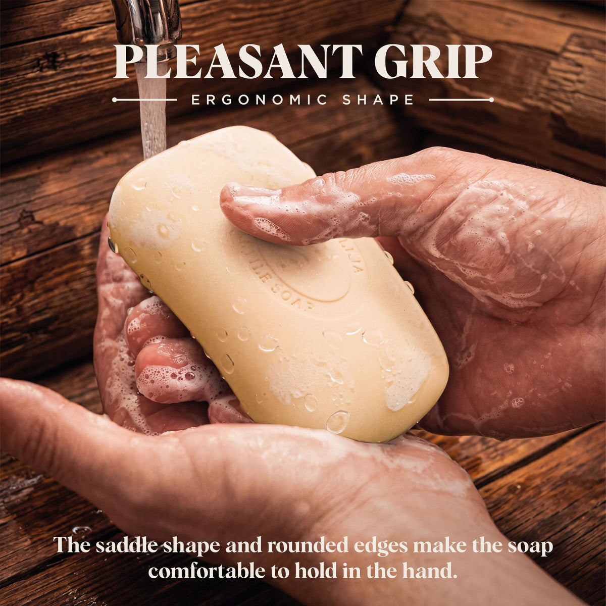 Unscented Castile Bar Soap by Carolina Castile Soap, a gentle soap bar with a plain, natural appearance and minimal packaging.