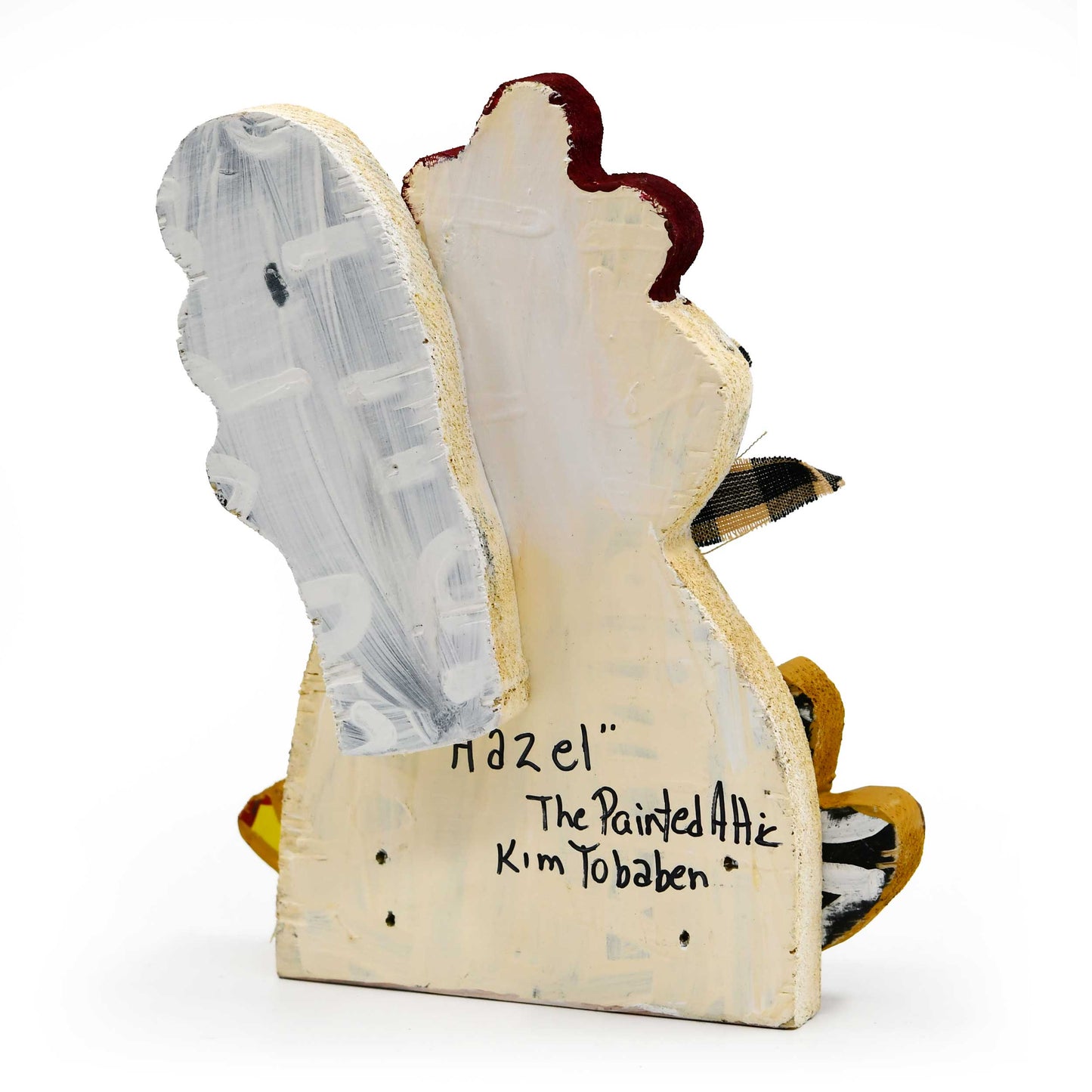 Wooden farm animal decor bundle featuring a rustic chicken figure from the Farm Friends collection by BuyNebraska.com.