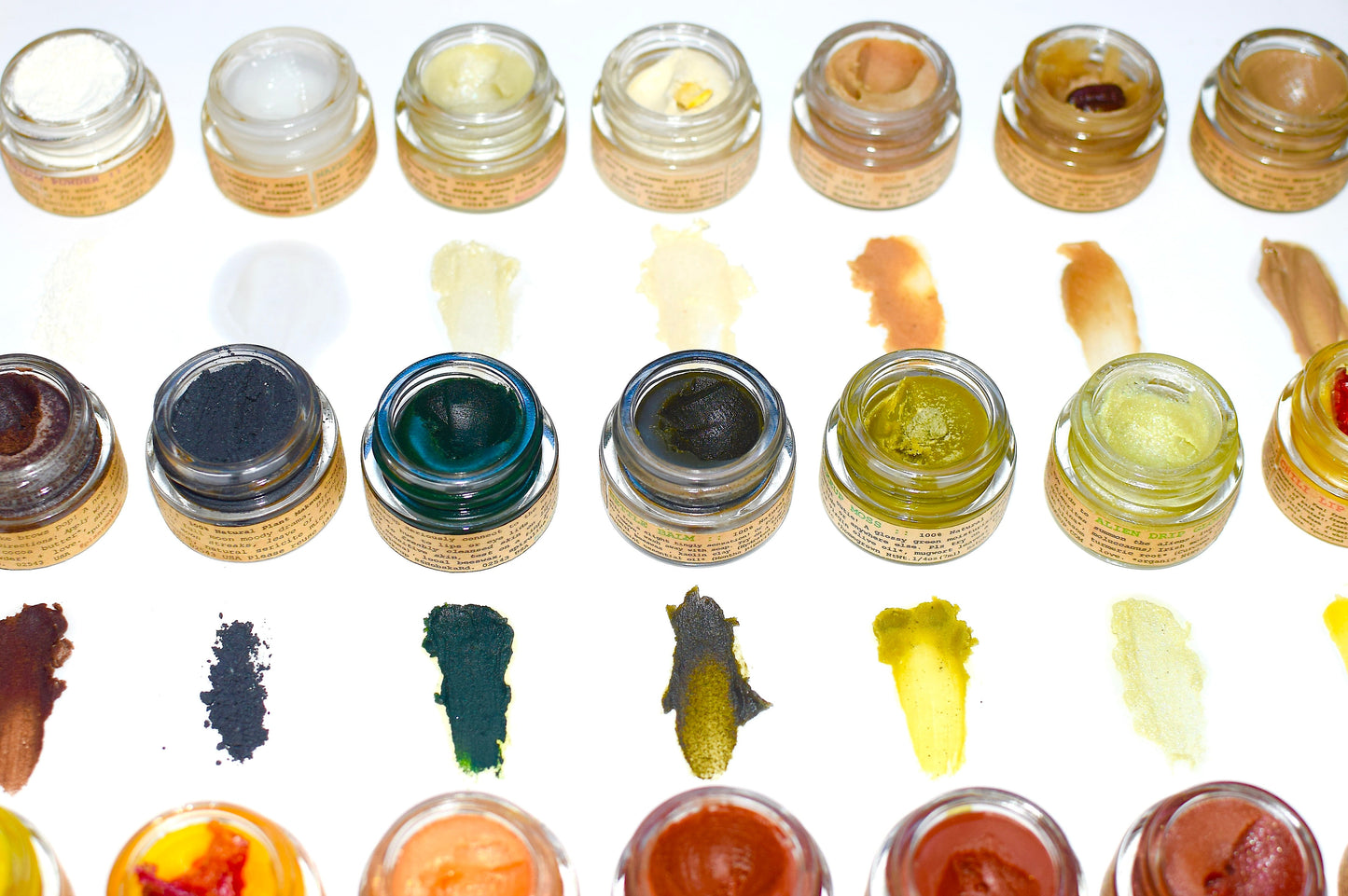 Plant Makeup Mermaid Makeup Balm jar with colorful, shimmering mermaid-themed packaging and balm inside.