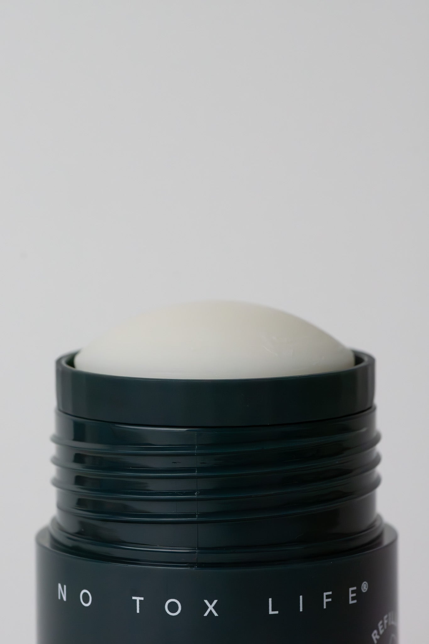 Refillable SOLIDSILK® Earl Grey deodorant stick by NO TOX LIFE, showcasing the sleek eco-friendly packaging and natural ingredients.
