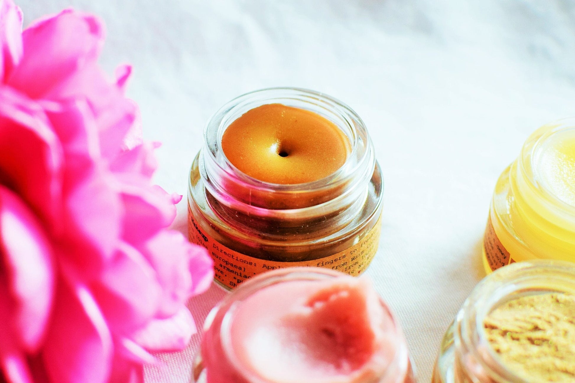 Plant Makeup Cinnamon Lip Plumper showing lips with a glossy, plumped appearance and cinnamon-infused lip gloss application.