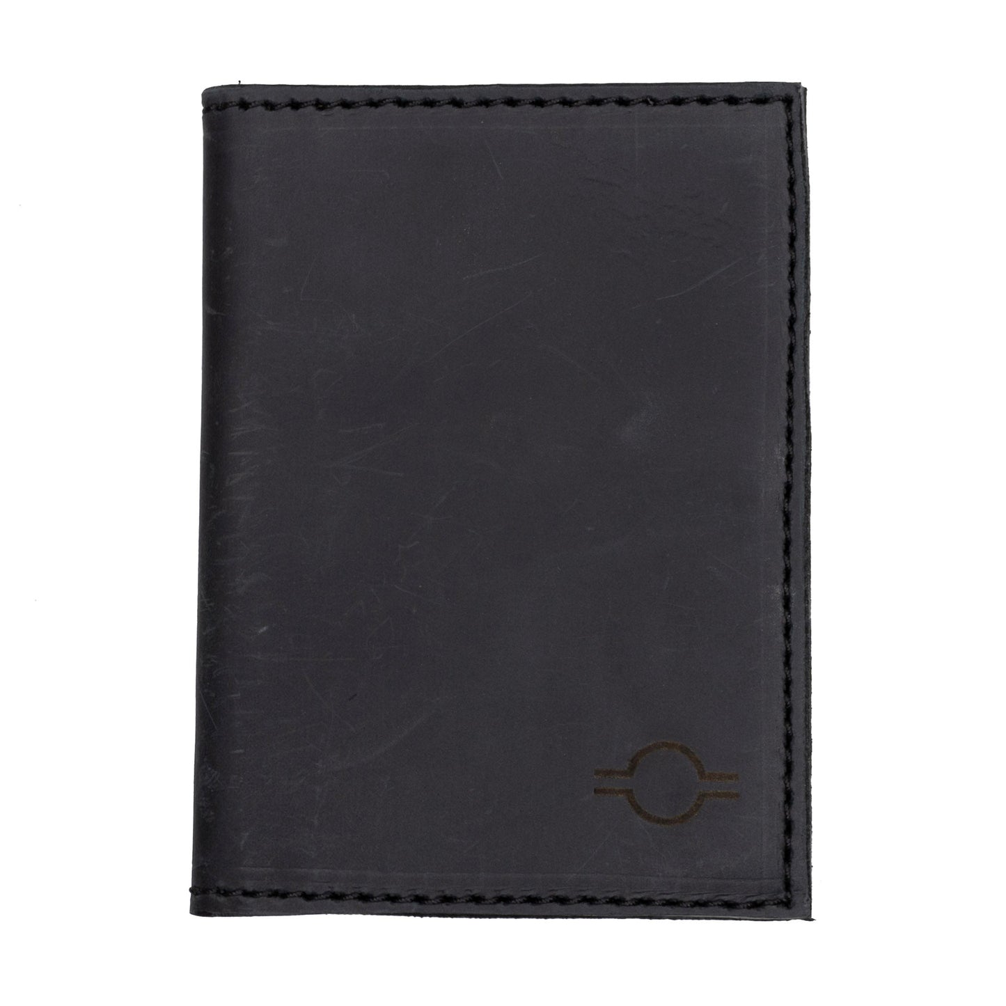 Custom passport wallet by Rebekah Scott Designs featuring a unique design with multiple card slots and a secure passport compartment.