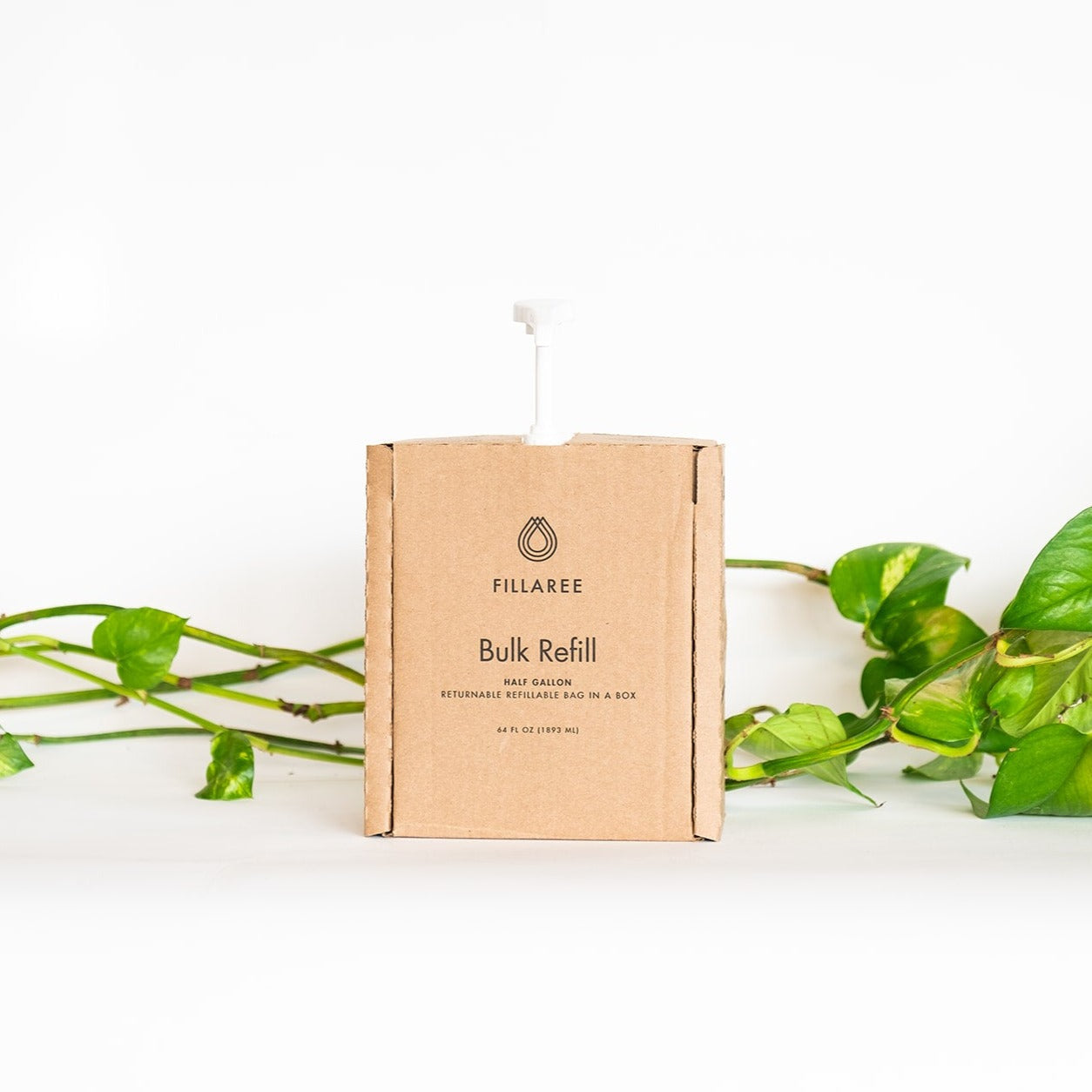 Fillaree lotion refill in eco-friendly packaging, ready to refill home lotion dispensers, eco-conscious personal care product