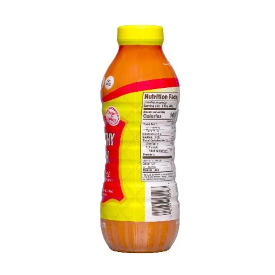 Homestyle Dorothy Lynch Salad Dressing in a 16 oz bottle, gluten-free, with a creamy, tangy appearance visible in the image.