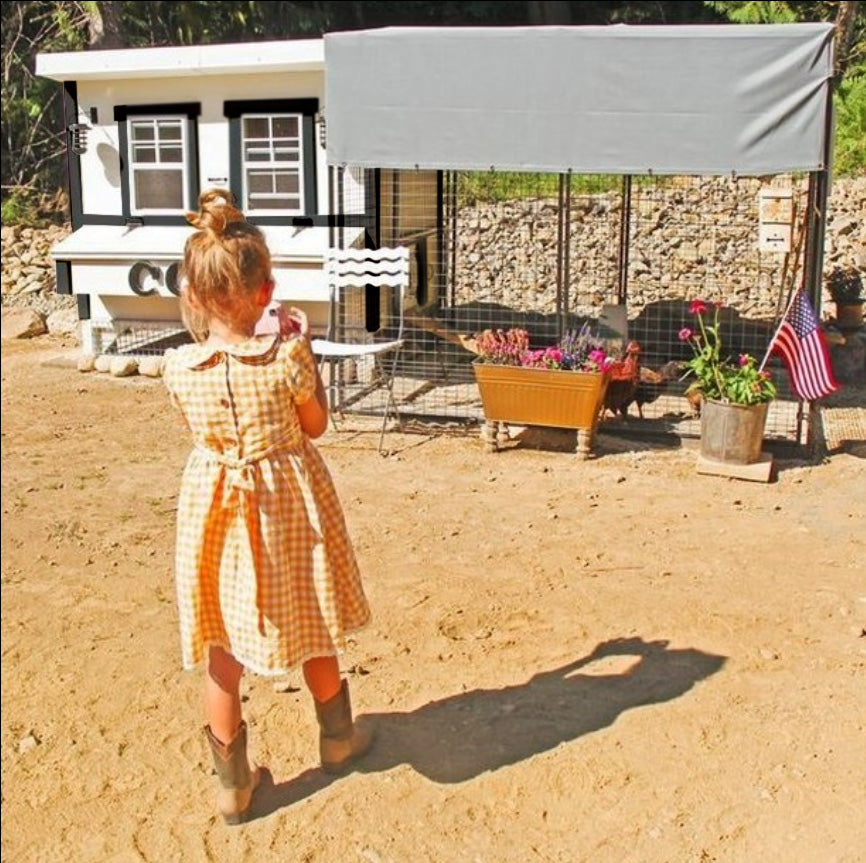 Large OverEZ Chicken Coop with spacious design, featuring windows and a door, suitable for up to 15 chickens.