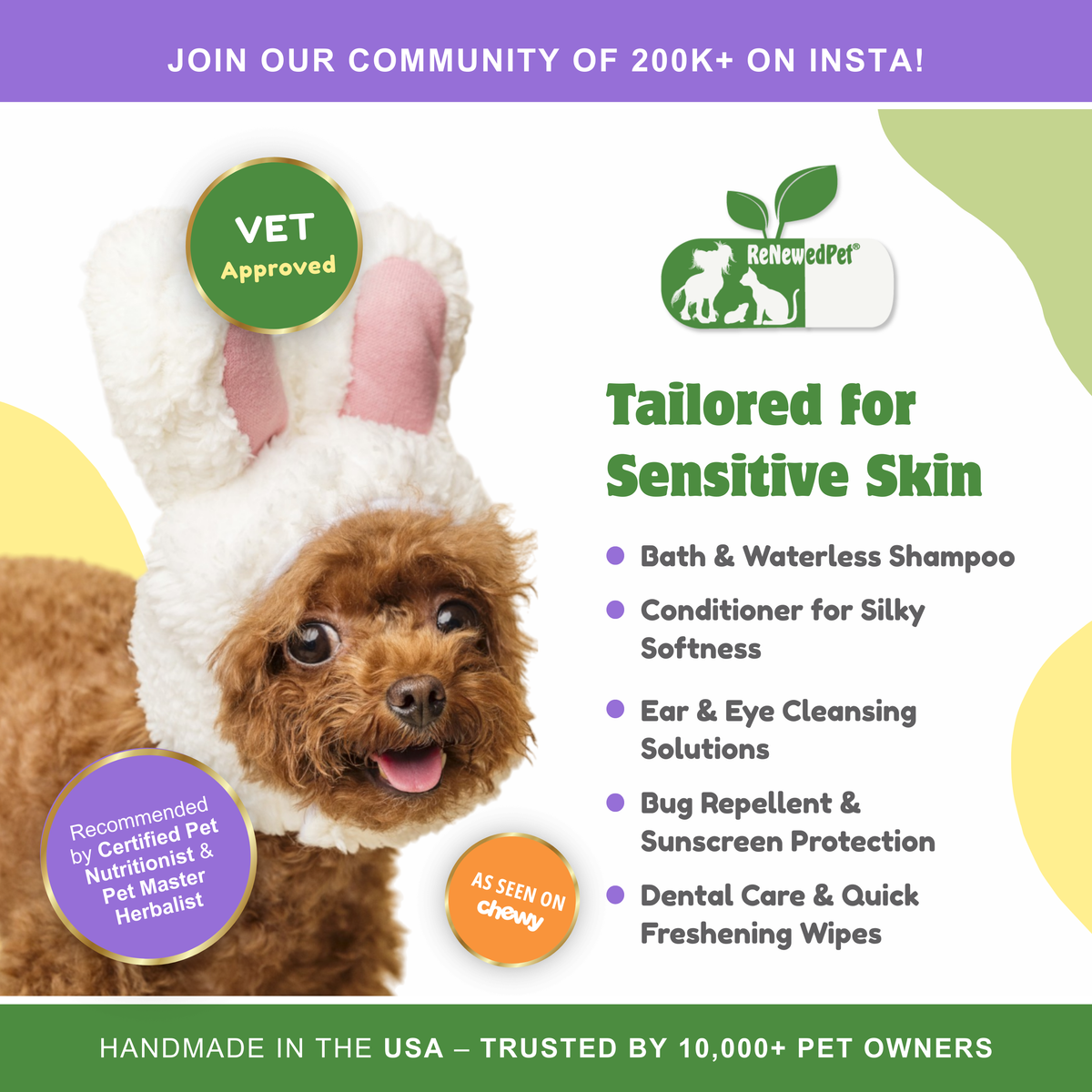 ReNewedPet 4-Furry Pets Ultimate Grooming Kit with brushes and grooming tools for small furry animals.