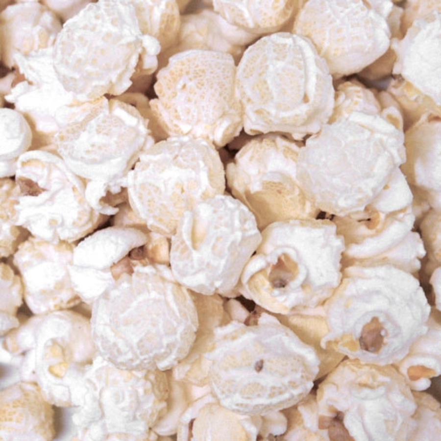Cheddar Dill popcorn in a 4 oz bag from HR Poppin' Snacks, featuring cheesy and dill seasoning for a flavorful snack.