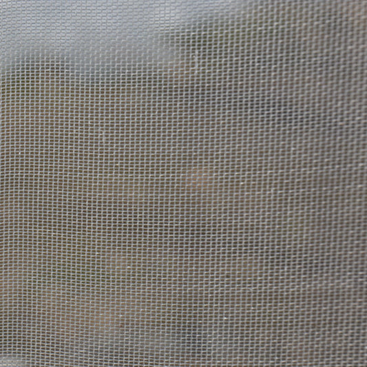 Heavy-duty insect netting by Bootstrap Farmer, durable black mesh fabric for pest protection in gardening and farming.