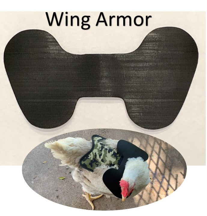 Hen Saver chicken saddle with shoulder protectors by Crazy K Farm Pet and Poultry, showing the hen apron designed for hens.