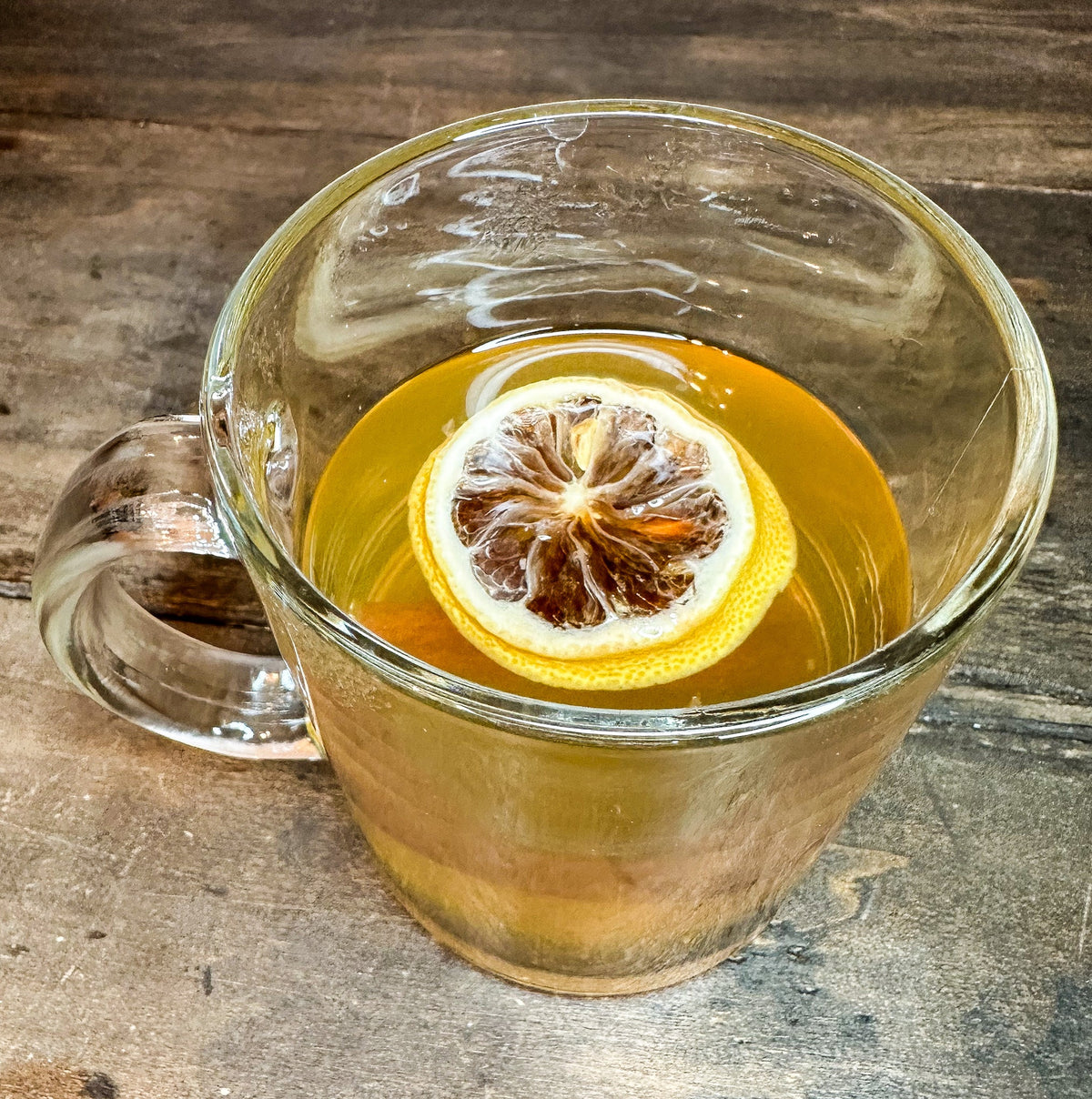 Herbalroseapothecary chamomile hot toddy gift set with tea bags, mug, and mint for soothing herbal drinks.