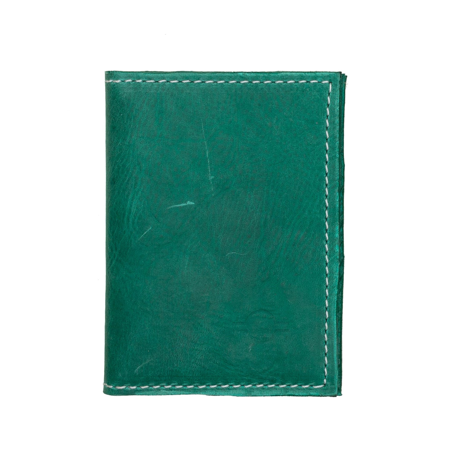 Custom passport wallet by Rebekah Scott Designs featuring a personalized design with multiple card slots and a sleek, compact style.