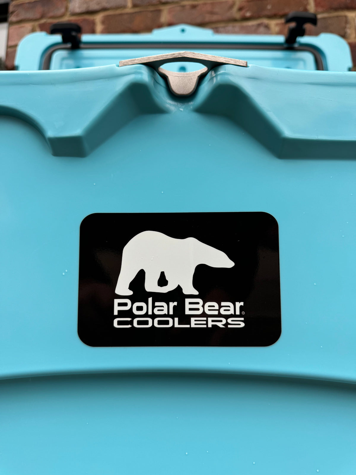 Polar Bear 45 Hard Cooler from Polar Bear Coolers, sturdy white cooler with lid and handles, designed for outdoor use.