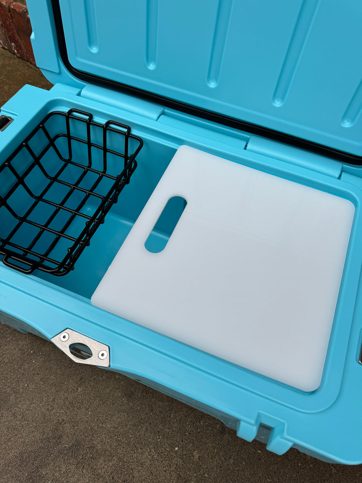Polar Bear 45 Hard Cooler from Polar Bear Coolers, showing the sturdy, insulated cooler with a secure lid and rugged design.