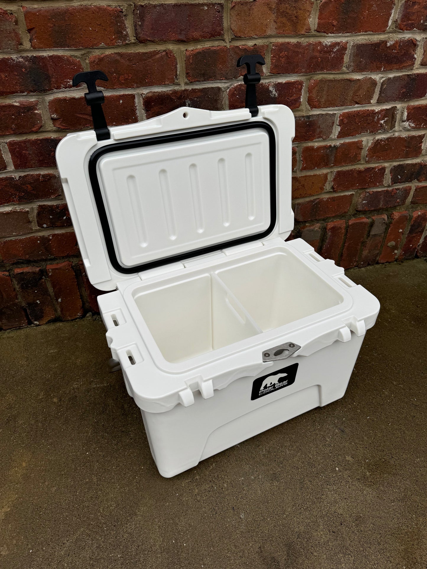 Polar Bear 20 Hard Cooler from Polar Bear Coolers with a sturdy, insulated design and secure lid for outdoor use.