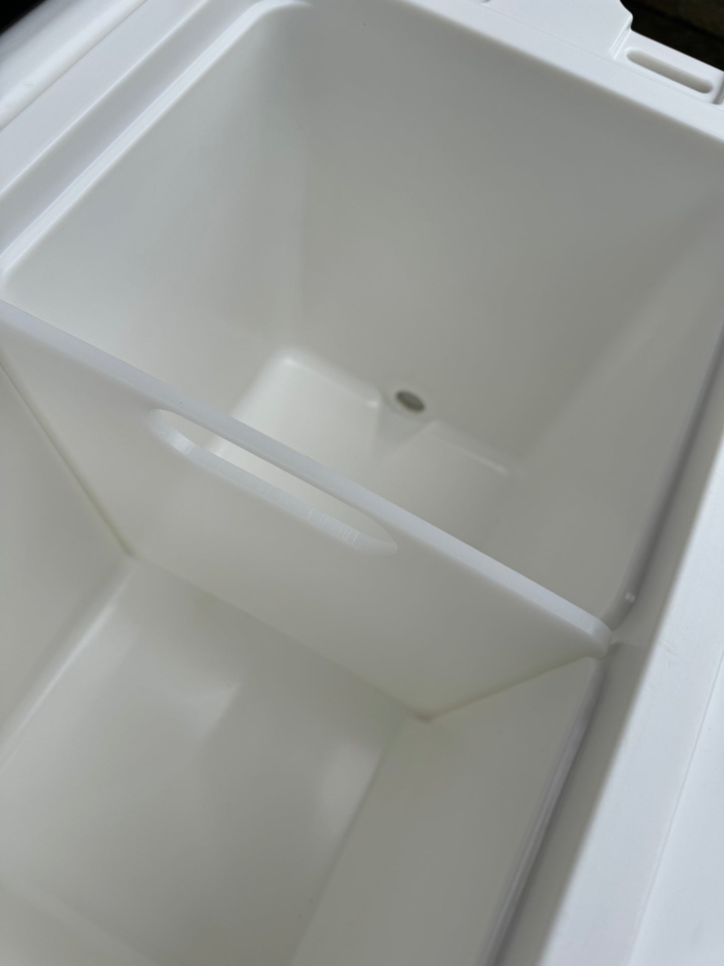 Polar Bear 20 Hard Cooler by Polar Bear Coolers, durable white cooler with sturdy handle and latches, ideal for outdoor use.