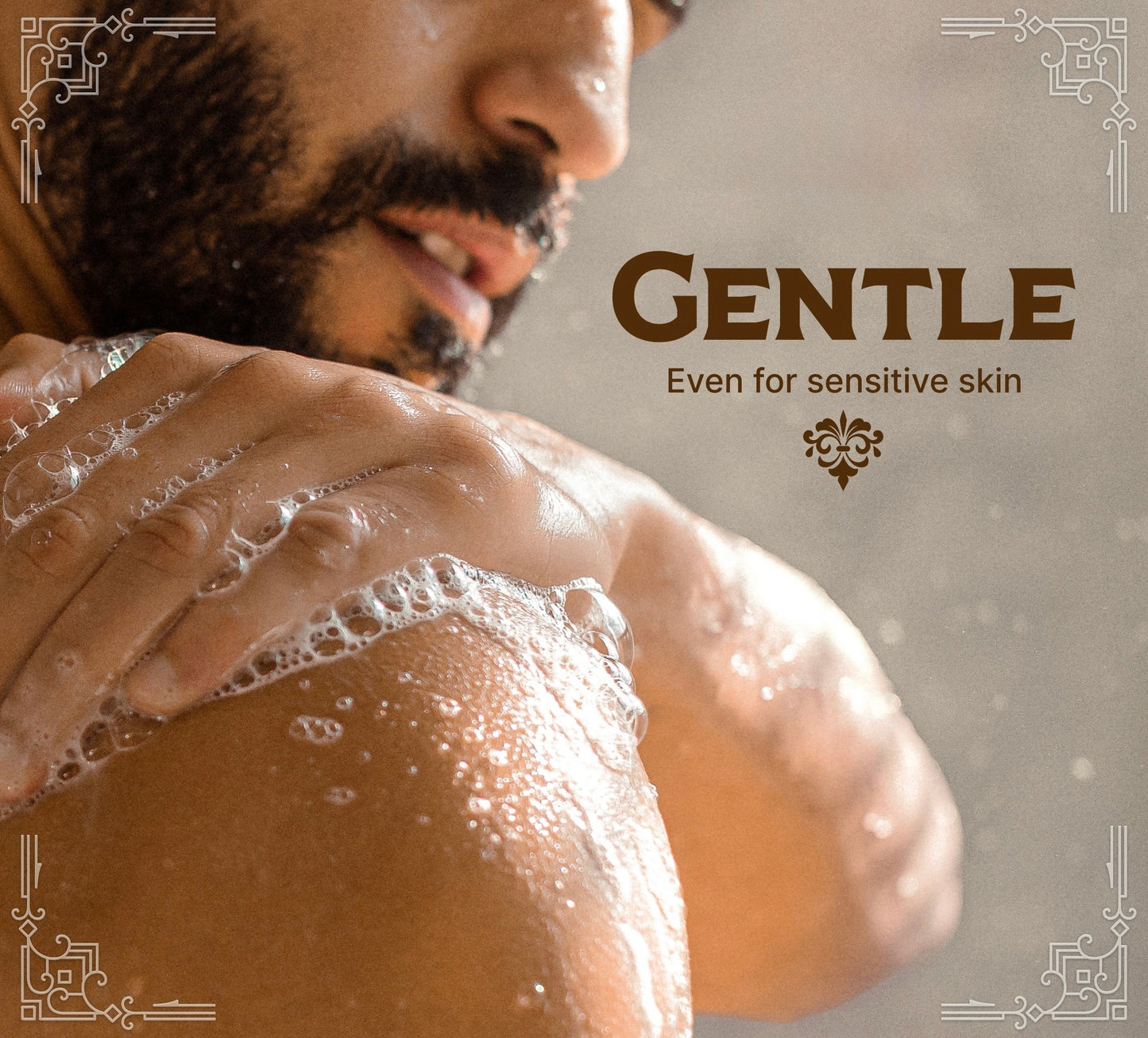 Bar of orange-scented Carolina Castile Soap with textured surface and vibrant orange color, perfect for gentle cleansing.