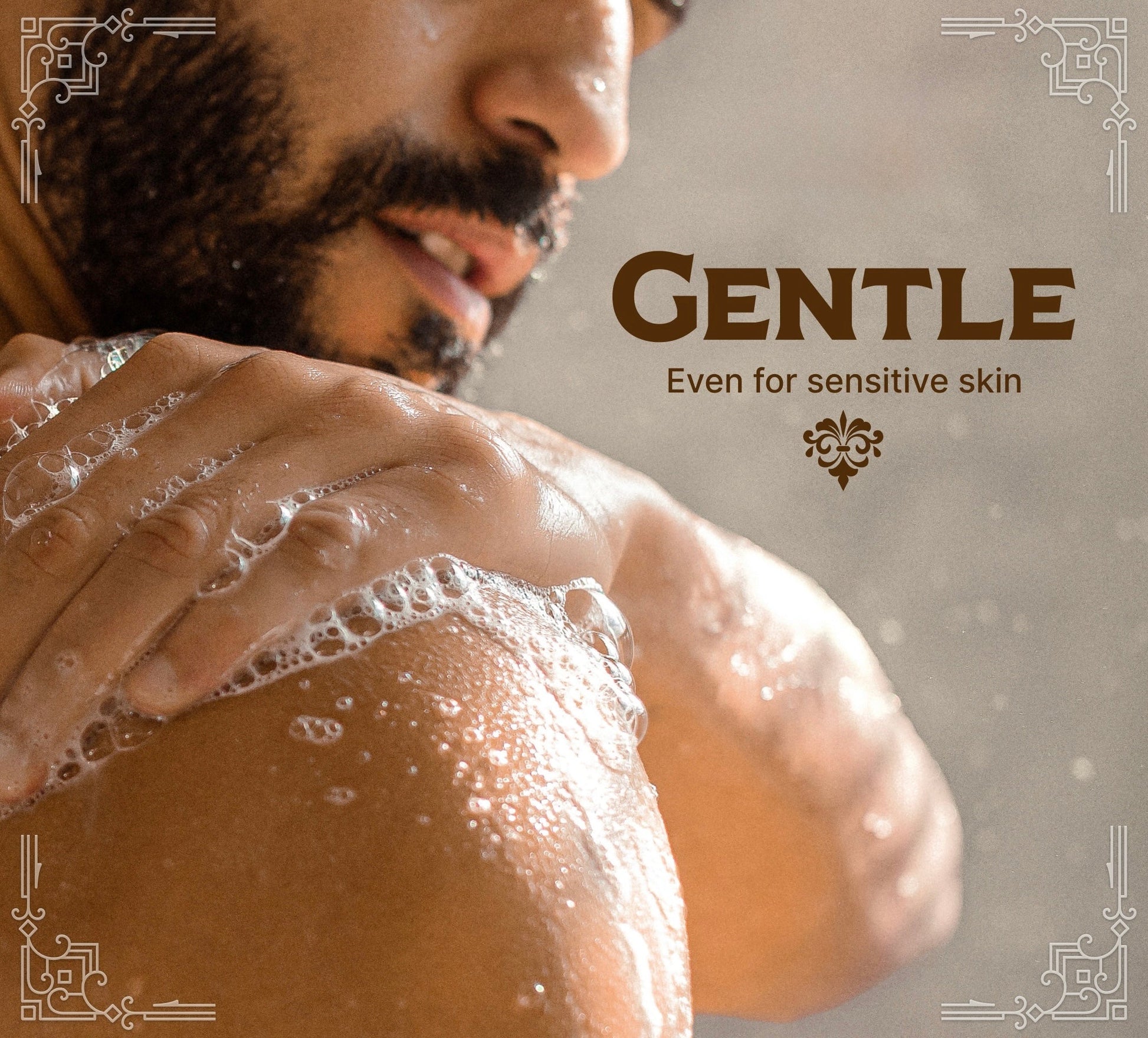 Bar of orange-scented Carolina Castile Soap with textured surface and vibrant orange color, perfect for gentle cleansing.