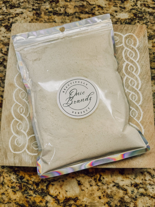 Pumpkin pancake dry mix by Onic Brands LLC in a resealable bag, ready for making flavorful pumpkin pancakes.
