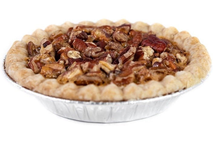 Mini Texas Pecan Pie by Millican Pecan, 4-inch pecan pie with a golden crust and rich pecan filling, ready to serve.