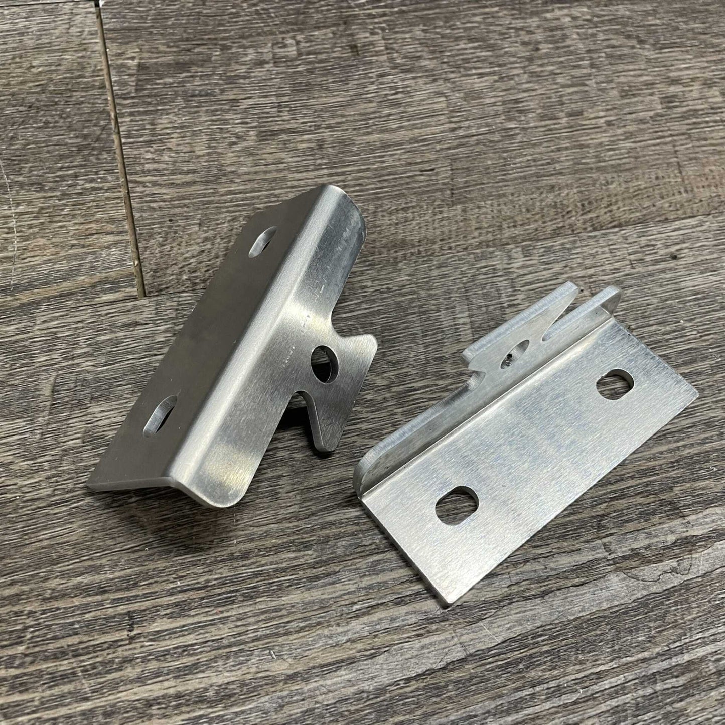 Aluminum mounting cleats from Bootstrap Farmer for secure attachment of garden or farm structures.