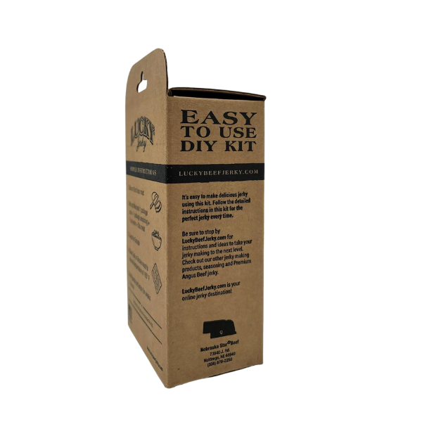 BuyNebraska.com Jerky Making Kit with 12 oz of Nebraska Star Beef jerky seasoning and spices for homemade jerky.