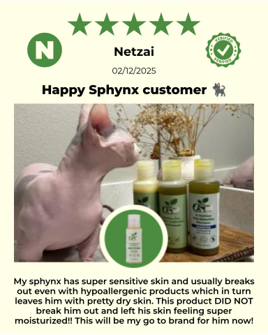 ReNewedPet 4-Hairless Pets Sensitive Conditioner bottle with label, designed for pets with sensitive skin.