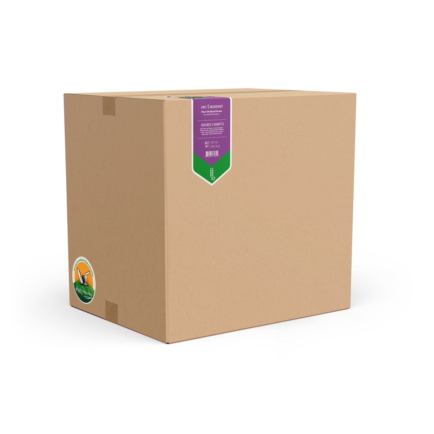 Coarse orchard grass hay from Rabbit Hole Hay, ultra premium quality for small animals and livestock.