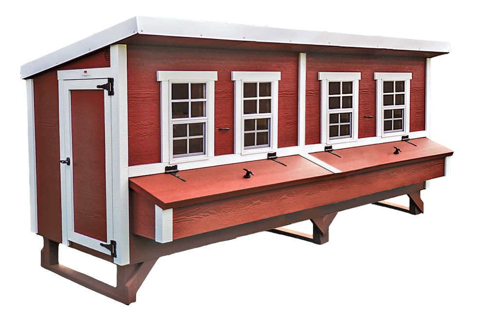 OverEZ Jumbo Chicken Coop with spacious design, suitable for up to 30 chickens, featuring sturdy construction and ample ventilation.