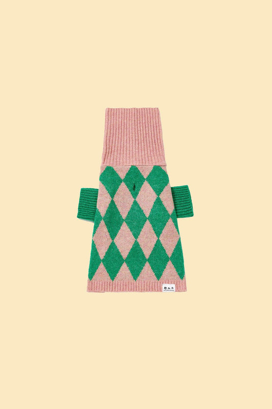 BarkBarkBaby Sunday Brunch in Brooklyn sweater featuring a cozy knit design with colorful brunch-themed patterns.