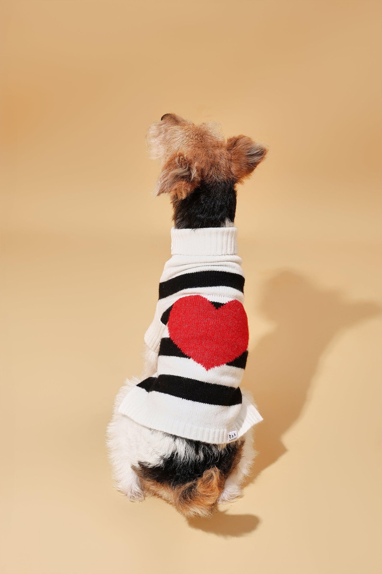 BarkBarkBaby sailor of my heart striped turtleneck sweater with navy and white horizontal stripes, cozy and stylish for kids.