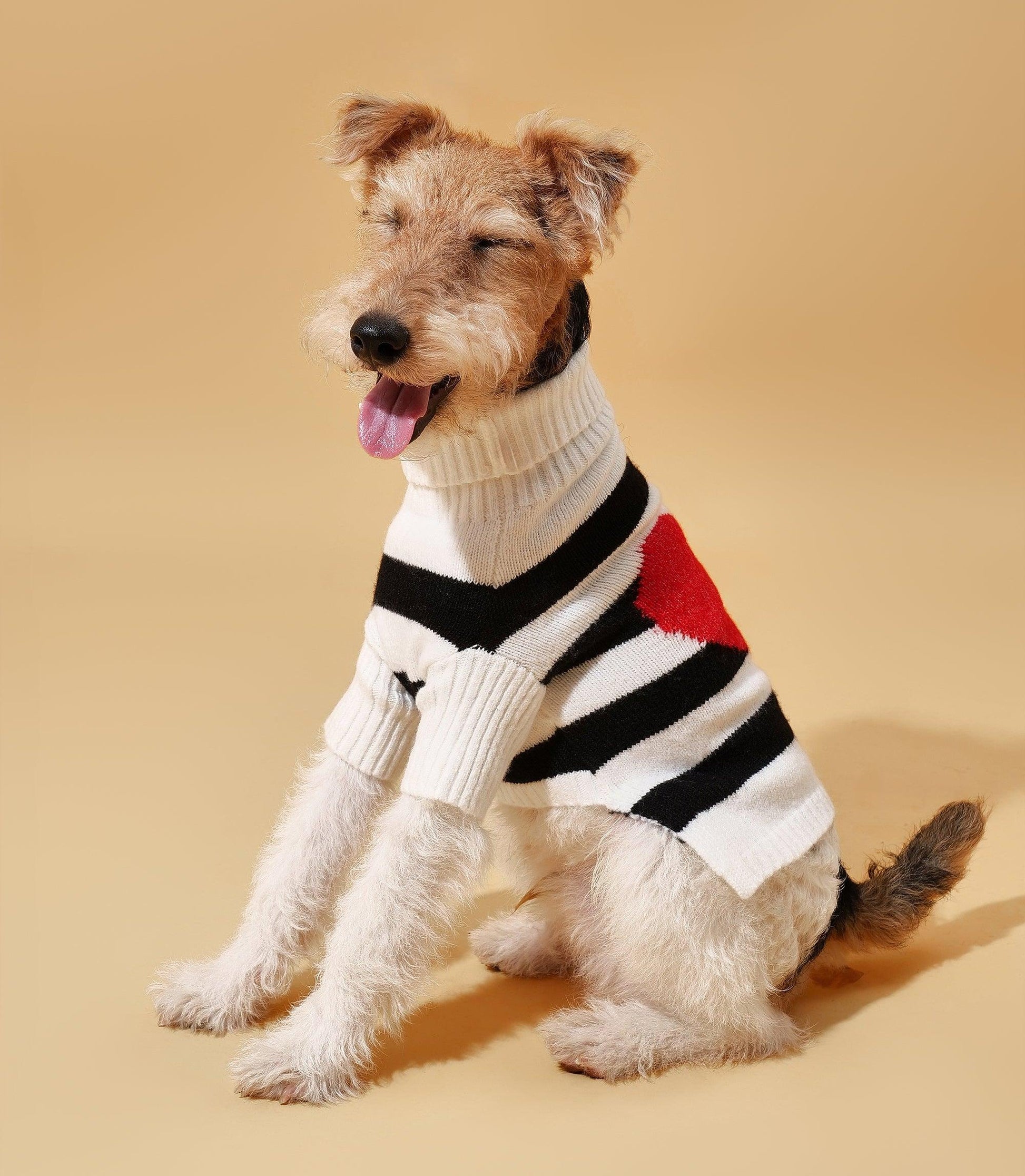 BarkBarkBaby sailor of my heart striped turtleneck sweater for kids, featuring navy and white horizontal stripes and a cozy fit.