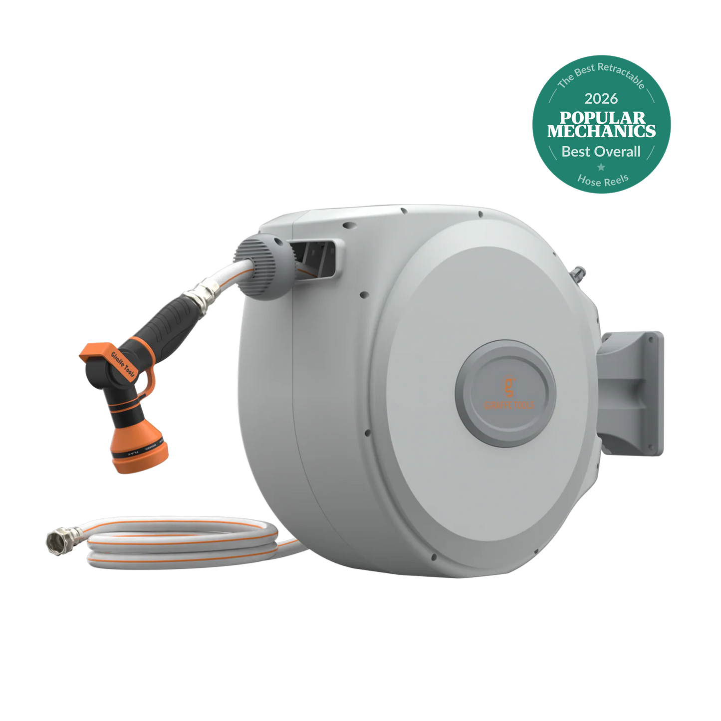 Retractable Garden Hose Reel 62ft-155ft