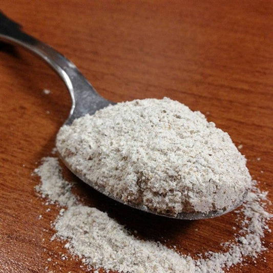 Organic rye flour in a 1.5 lb bag from Grain Place Foods, non-GMO and perfect for baking and cooking.
