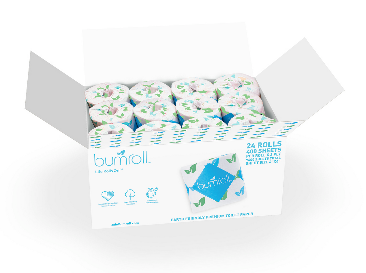 Join Bumroll bamboo toilet paper and paper towels, showcasing eco-friendly packaging and lush bamboo fiber rolls.