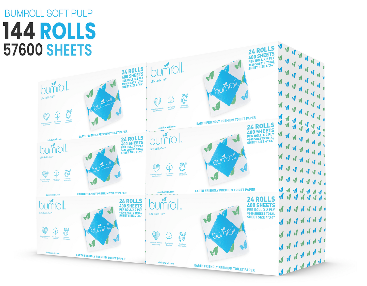 Join Bumroll bamboo toilet paper and paper towels made in the USA, featuring eco-friendly design with plant-based materials.
