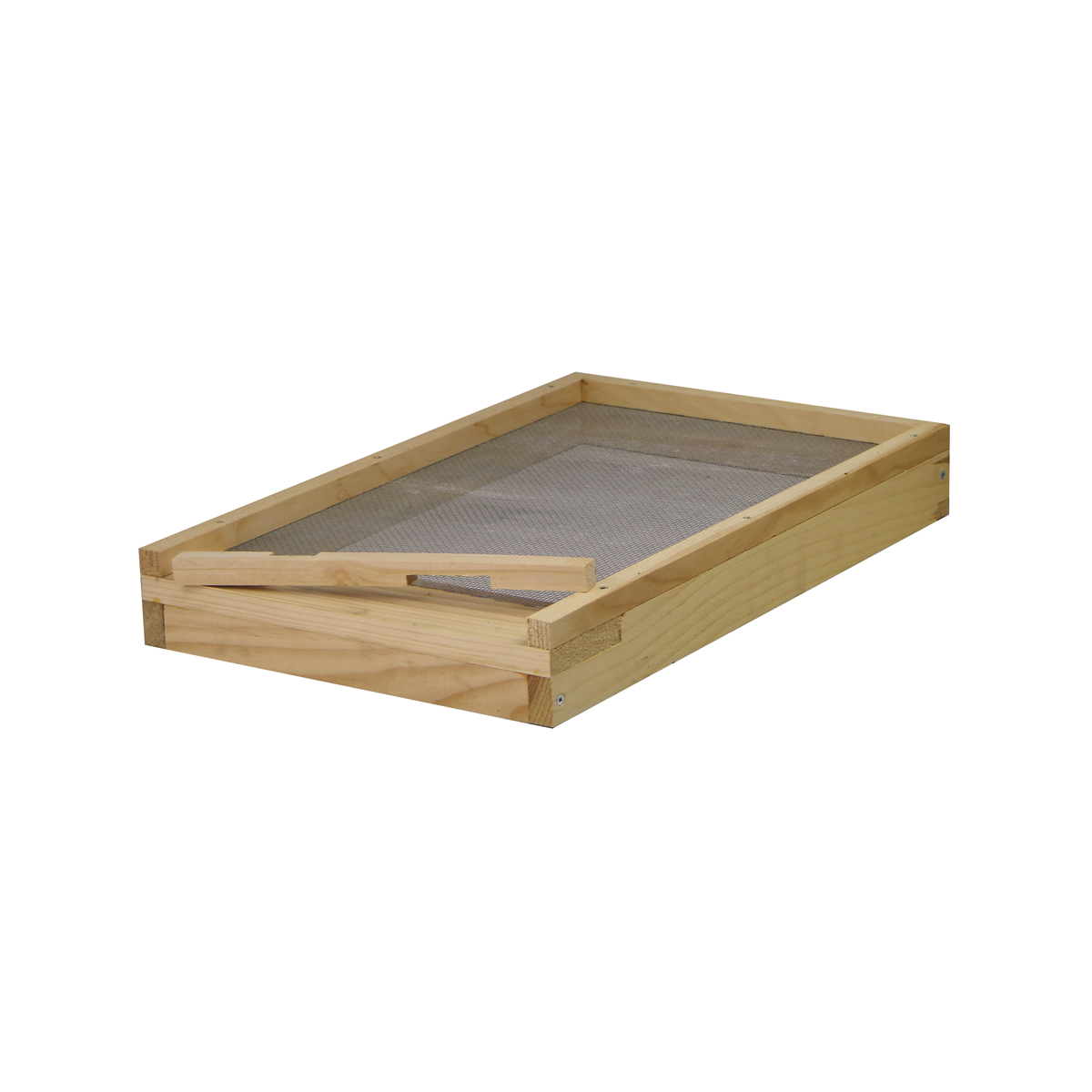 Galena Farms 8-frame complete beehive kit with screened bottom board and entrance reducer, fully assembled and painted for beekeeping.