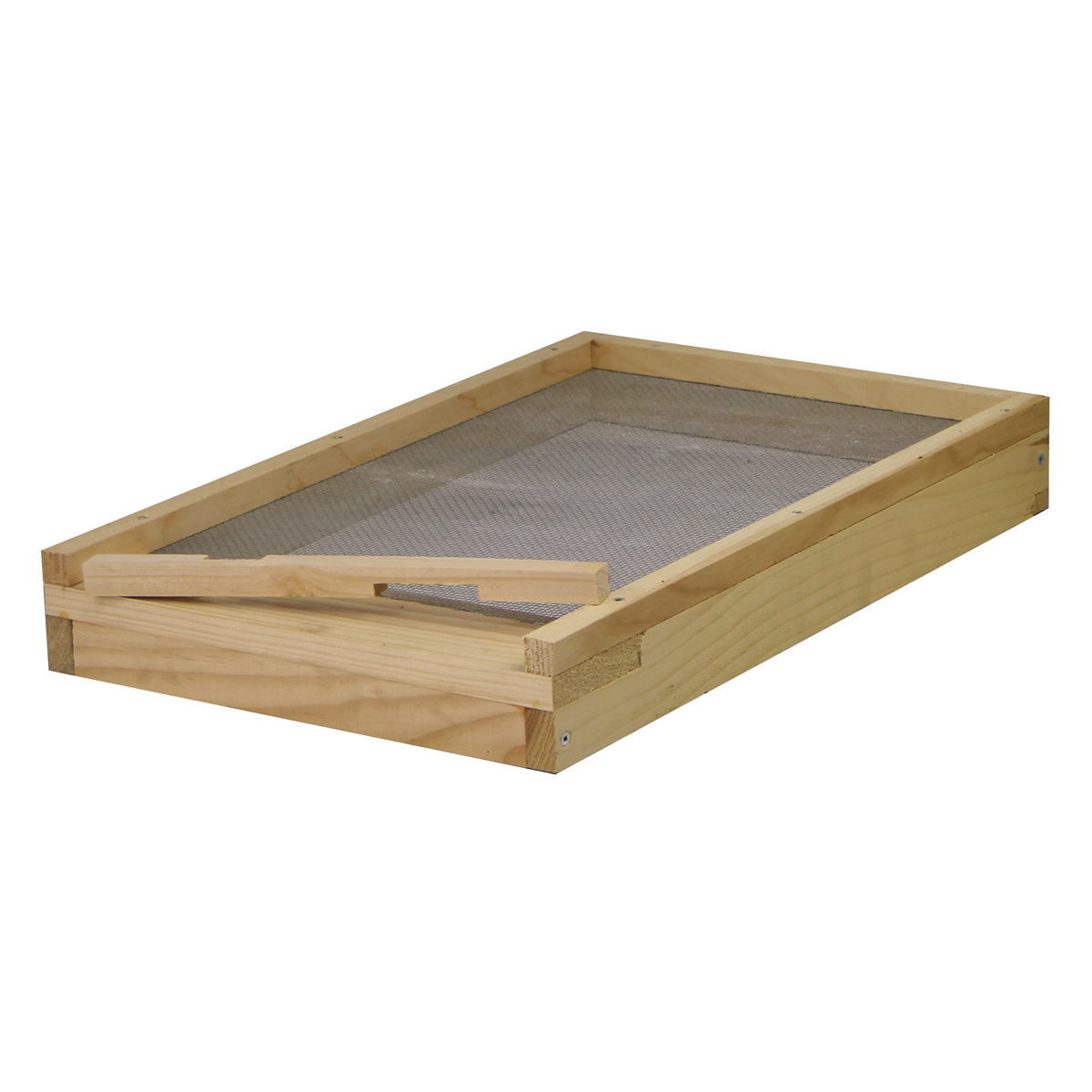 Galena Farms 8-frame beehive kit with screened bottom board and entrance reducer, unassembled with frames and wax-coated foundations