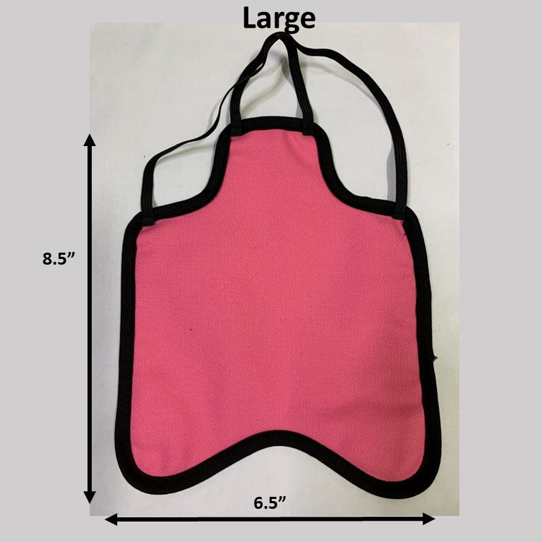 Crazy K Farm Pet and Poultry hen saddle for hens, made in USA, featuring a durable protective apron for backyard chickens.
