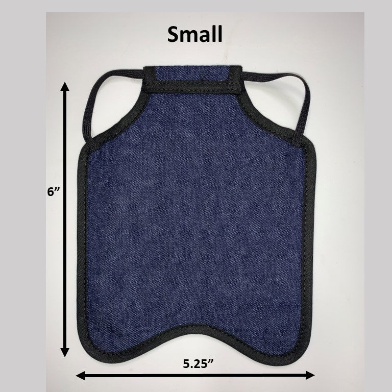 Crazy K Farm Pet and Poultry hen saddle for hens, USA-made chicken apron with adjustable straps and durable fabric.