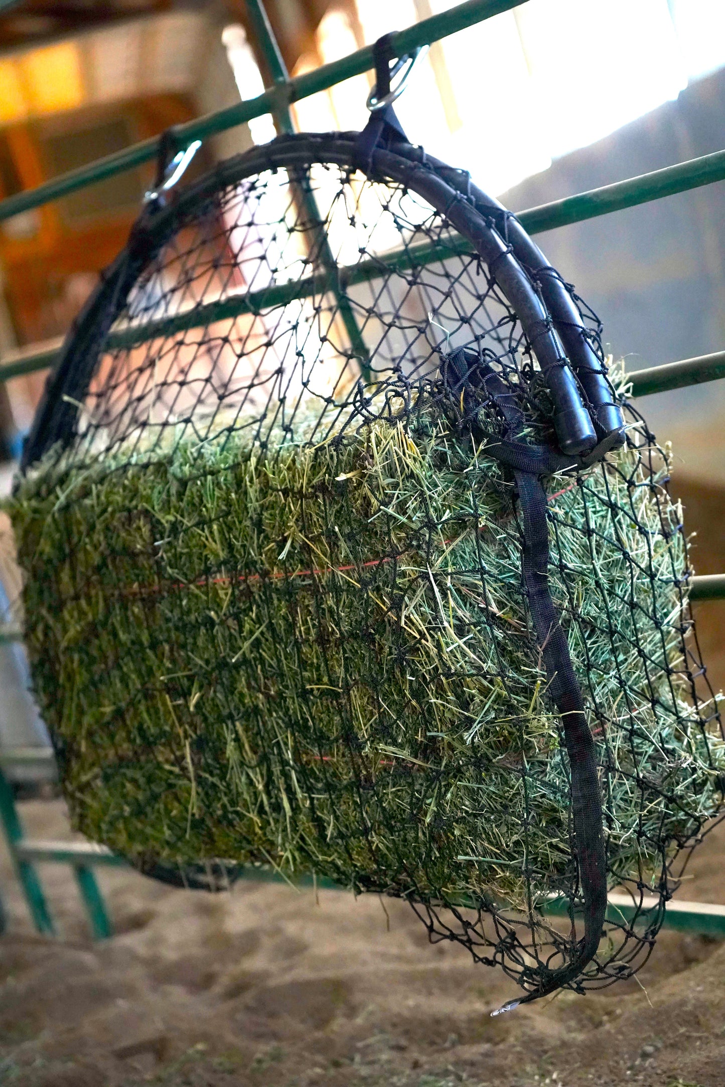 Square bale net from Haylo Haynets, LLC, showing the durable, mesh netting designed to secure square hay bales.