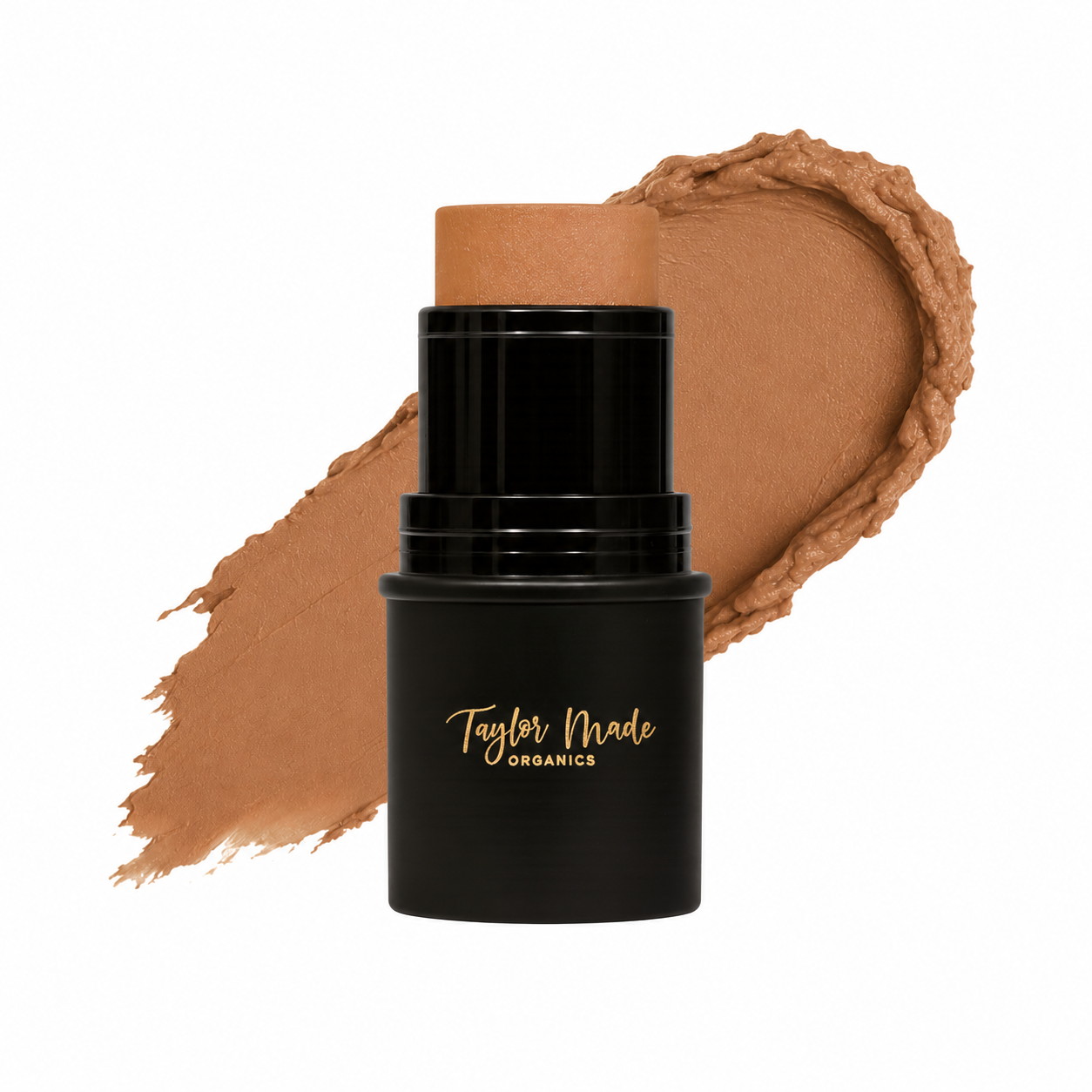 Cream bronzer by Taylor Made Organics in Sunset Kiss shade, featuring a smooth, organic formula with a warm, sun-kissed glow.