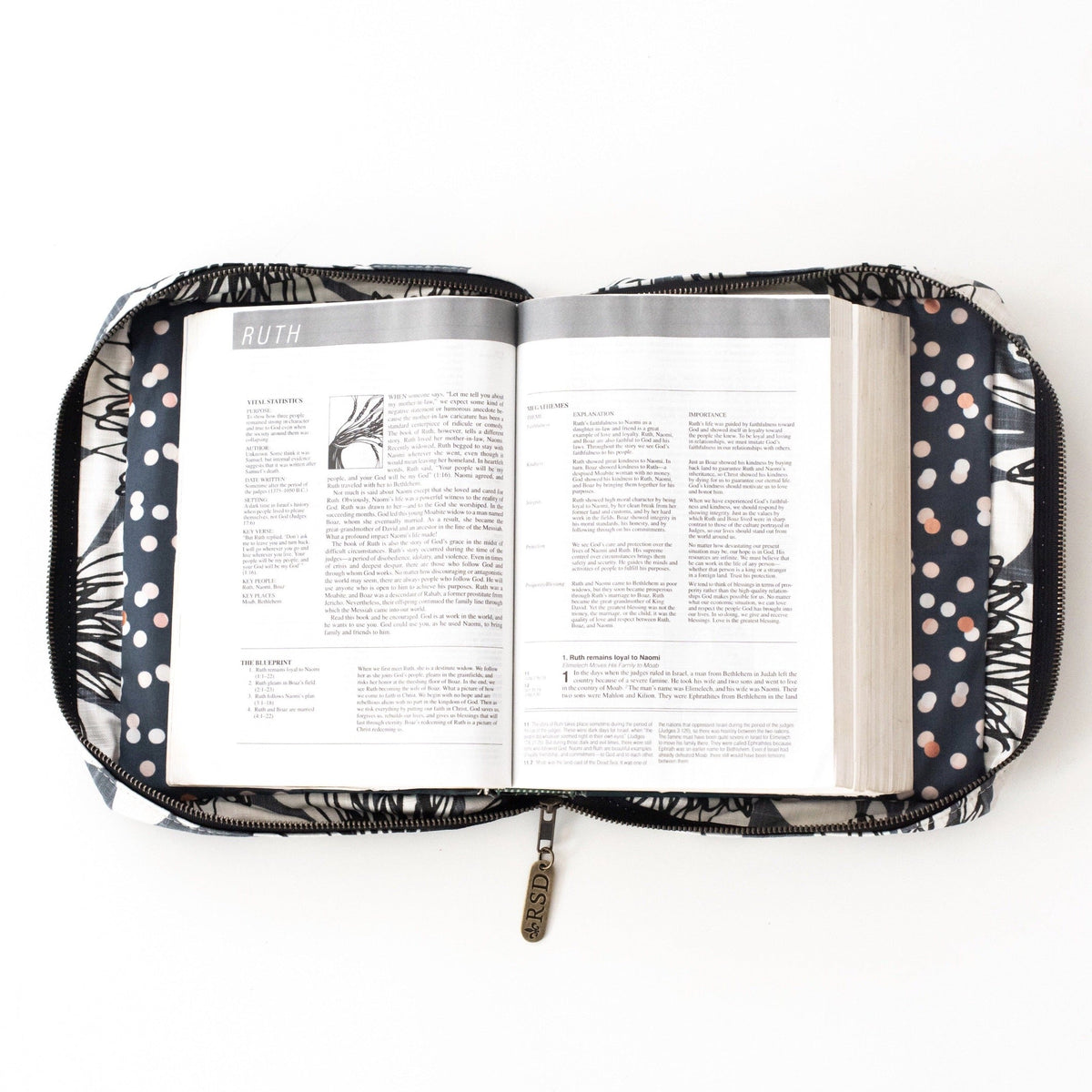 Bible Cover: Blush Cowhide