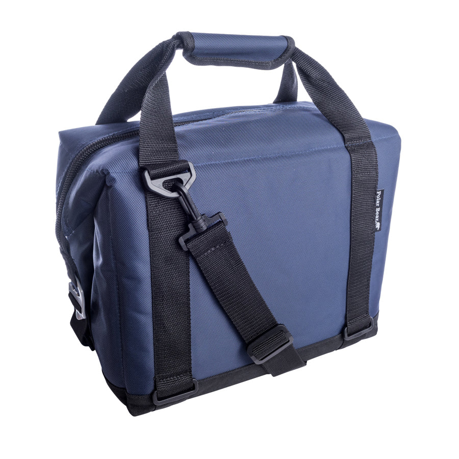 12-pack Polar Bear Coolers nylon soft coolers, featuring insulated design and durable handles, ideal for outdoor cooling needs.