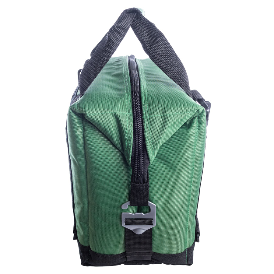 12-pack Polar Bear Coolers nylon soft cooler with insulated compartments and carry straps, perfect for outdoor picnics and trips.