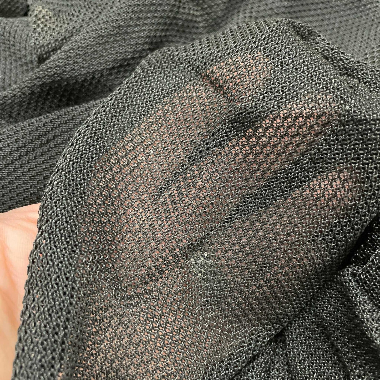 Close-up of Bootstrap Farmer Varden™ Empty Mesh showing fine black mesh material with reinforced edges.