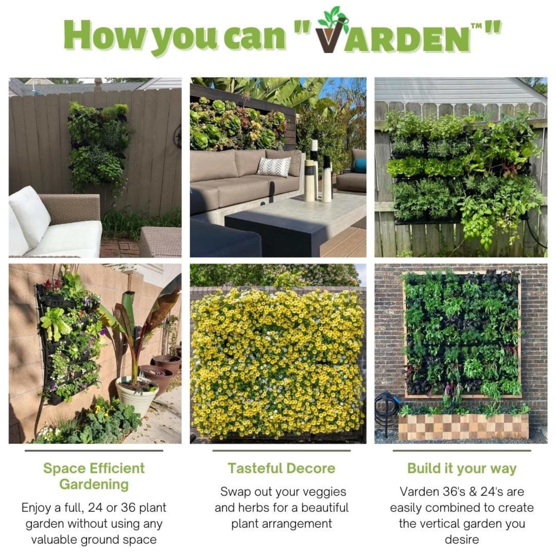 Varden™ Kitchen Garden by Bootstrap Farmer showing various planting and gardening use cases in a home kitchen setting.