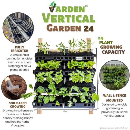 Vertical garden system by Bootstrap Farmer featuring multiple planting tiers for indoor or outdoor vegetable and herb gardening.